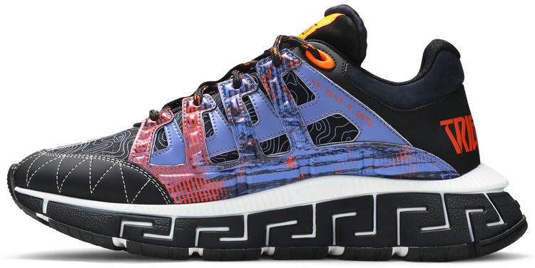 Versace Trigreca Bright Orange Powder Blue