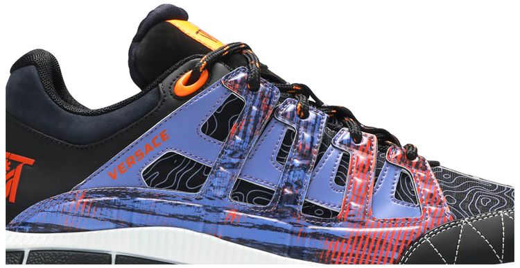 Versace Trigreca Bright Orange Powder Blue