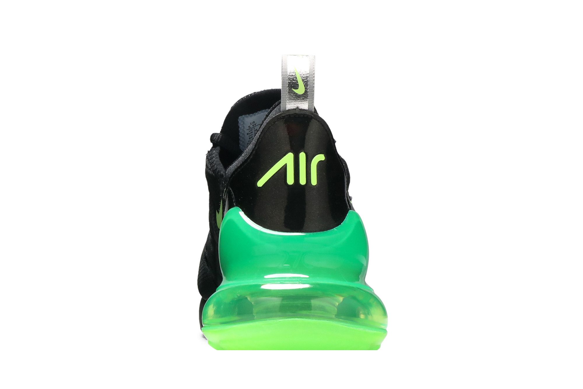 Black and green nike 27 on sale