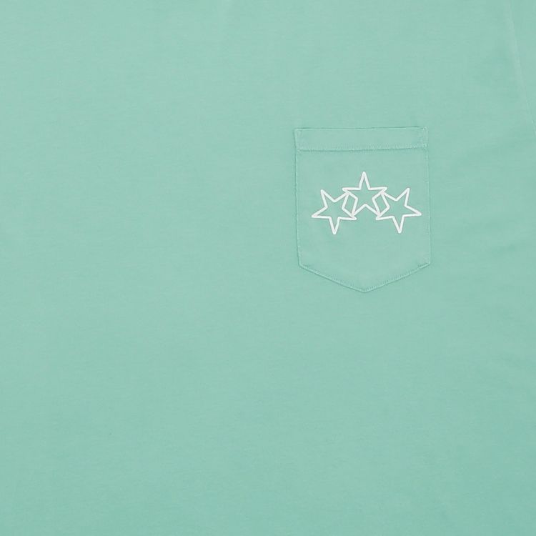 Amiri Vertical Logo Tee Mint