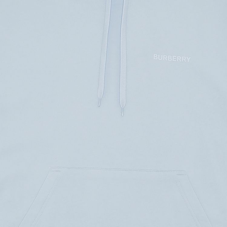 Burberry Aurore Deer Print Oversized Hoodie Pale Blue