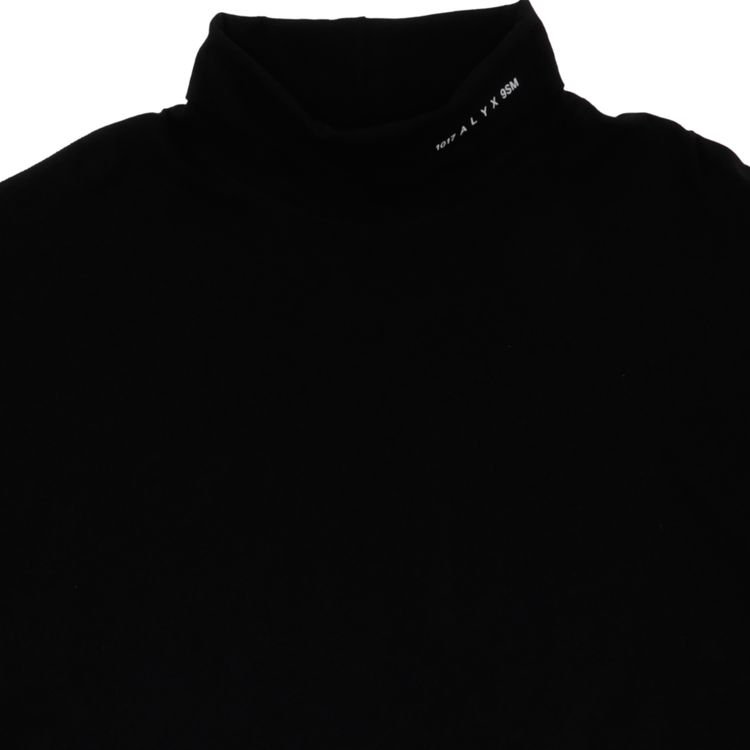 1017 ALYX 9SM Long Sleeve Roll Neck Tee Black