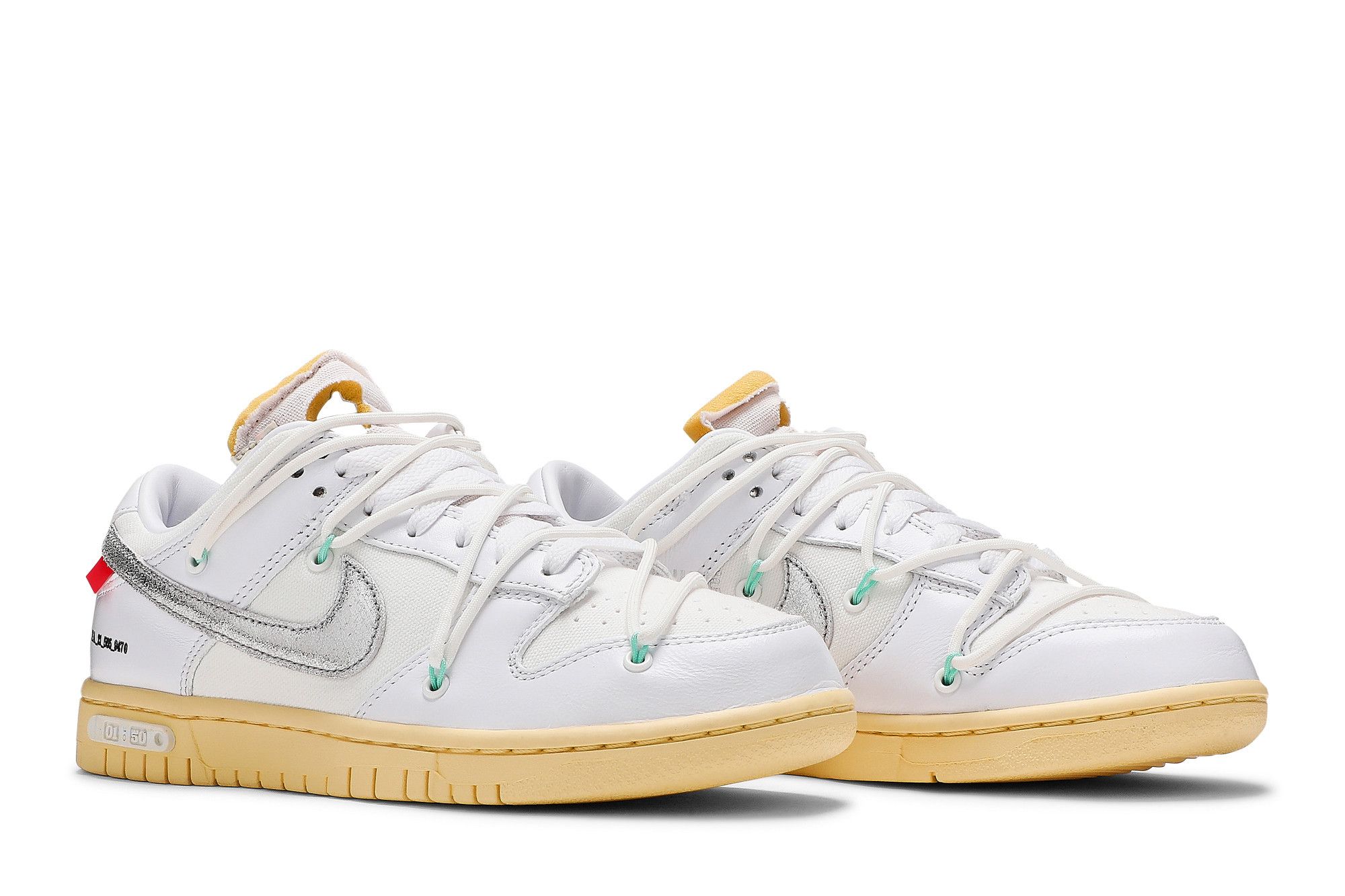 Buy Off-White x Dunk Low 'Lot 01 of 50' - DM1602 127 | GOAT