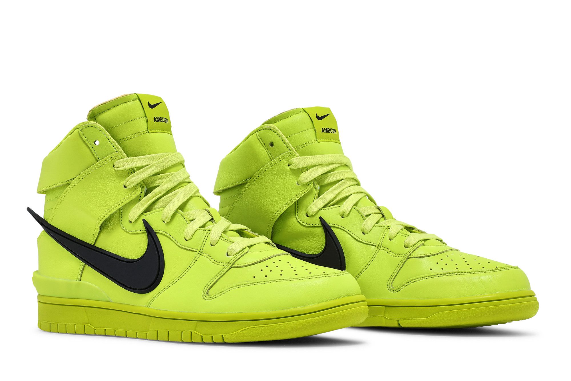 Buy AMBUSH x Dunk High 'Flash Lime' - CU7544 300 | GOAT