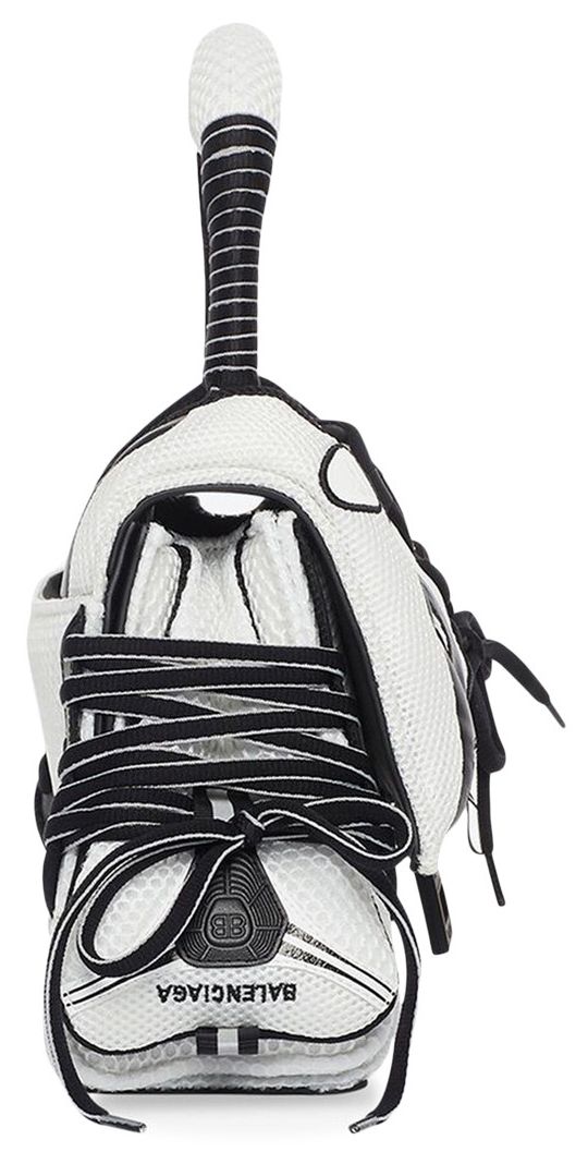Balenciaga Sneakerhead Phone Holder Strap Bag BlackWhite