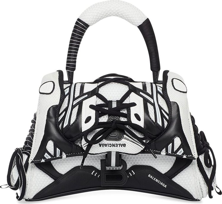 Balenciaga Sneakerhead Phone Holder Strap Bag 'Black/White'