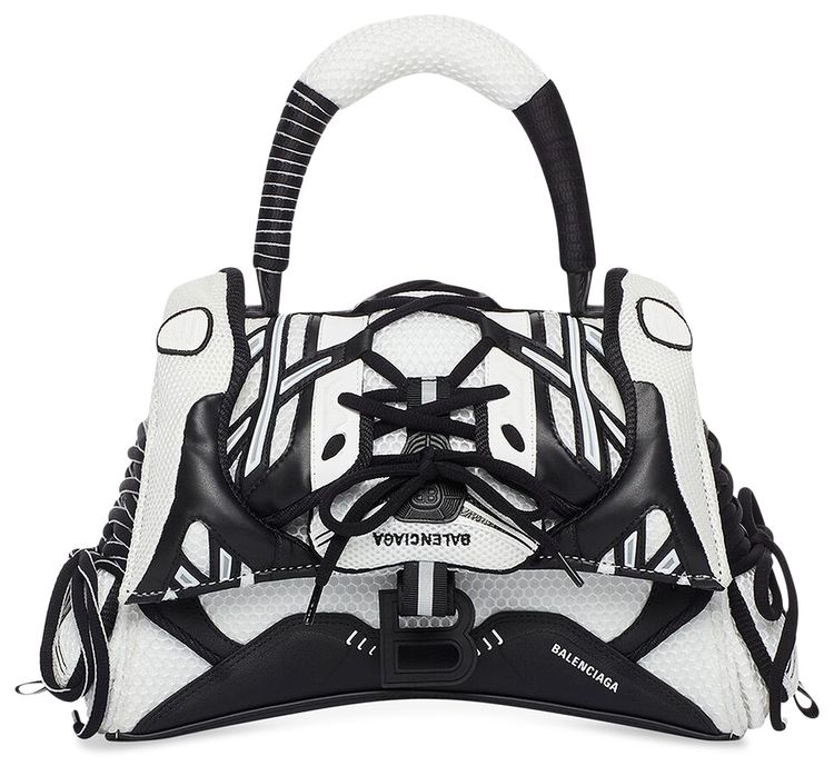 Balenciaga Sneakerhead Phone Holder Strap Bag BlackWhite