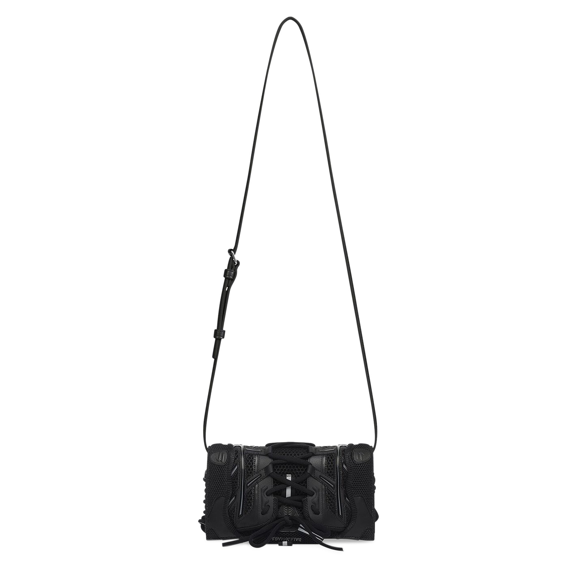Buy Balenciaga Sneakerhead Phone Holder Strap Bag 'Black' - 661727