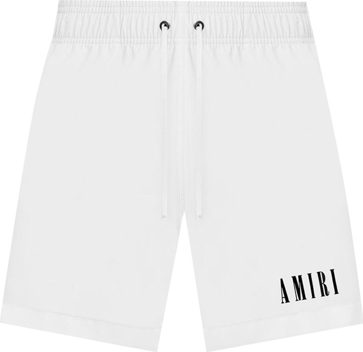 Amiri Core Logo Swim Trunks 'White'