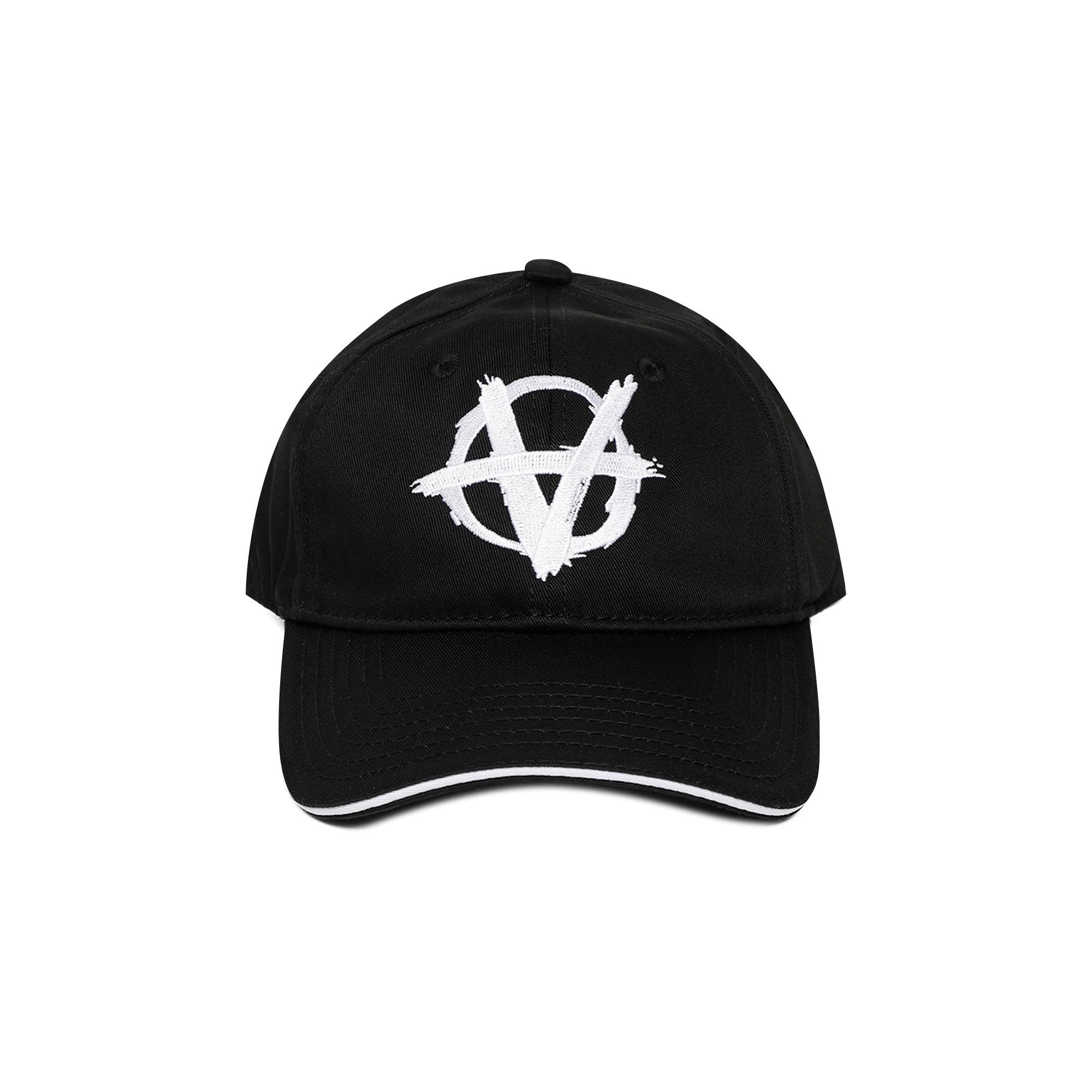 Buy Vetements Anarchy Logo Cap 'Black' - UA52CA100B BLAC | GOAT