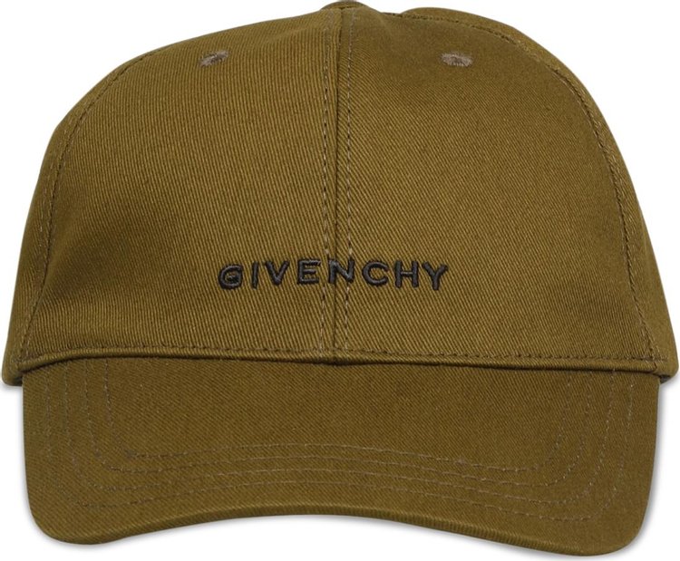 Givenchy Embroidered Logo Cap Dark Khaki