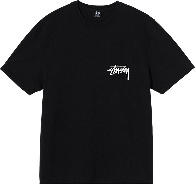 Buy Stussy Painter Pigment Dyed Tee 'Black' - 1904699 BLAC | GOAT