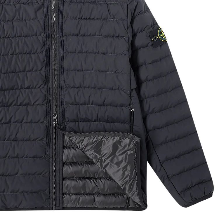 Stone Island Real Down Jacket Blue