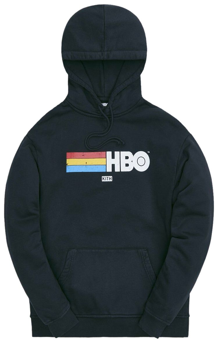 Kith For HBO Rainbow Logo Vintage Tee Black