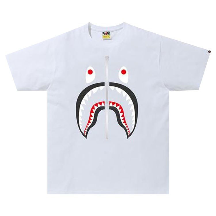 BAPE Shark Tee White