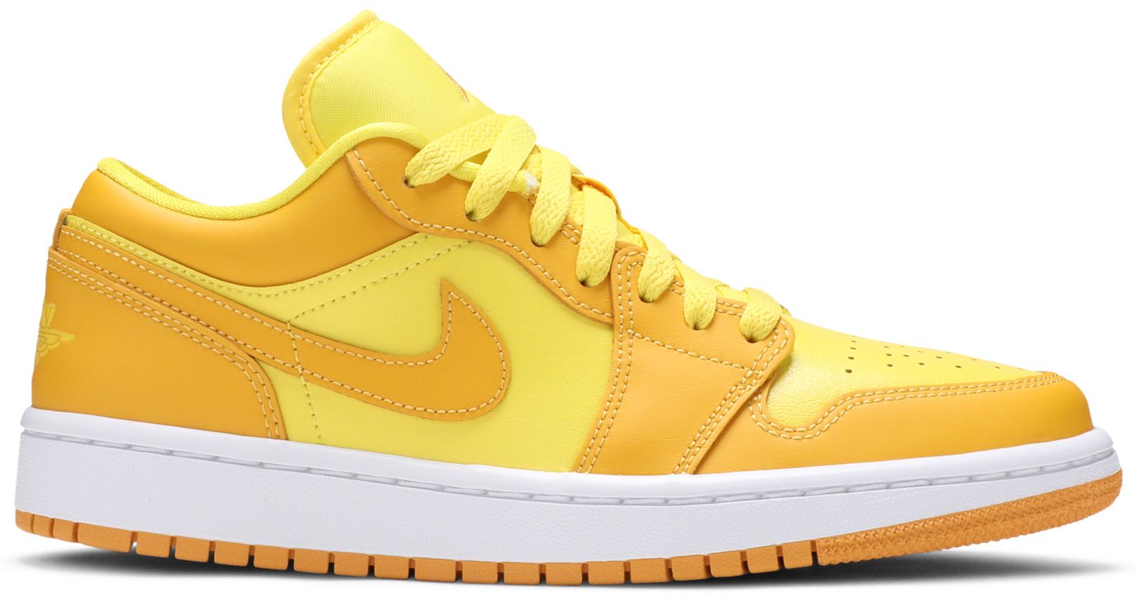 wmns air jordan 1 low yellow strike