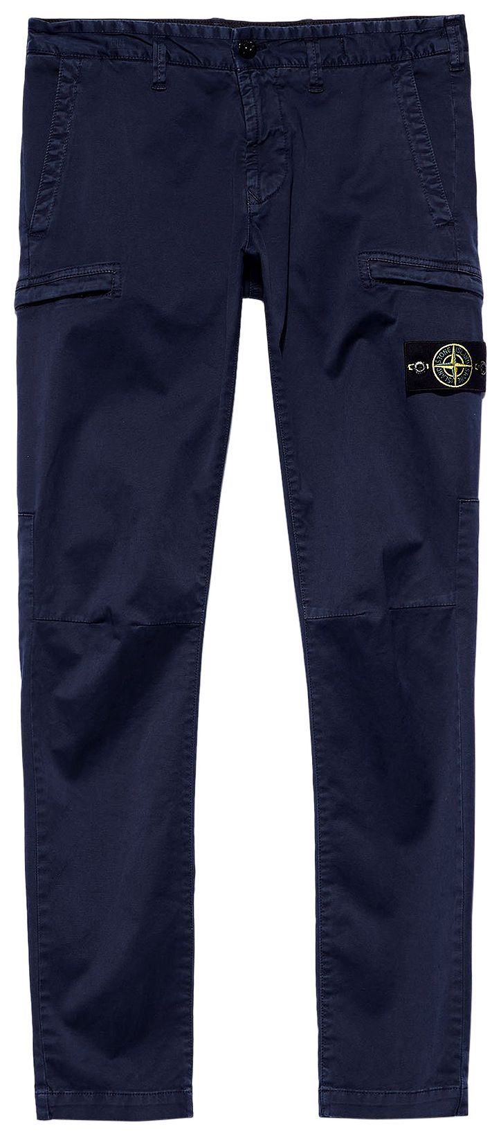 Stone Island Logo Patch Slim Fit Pants Ink