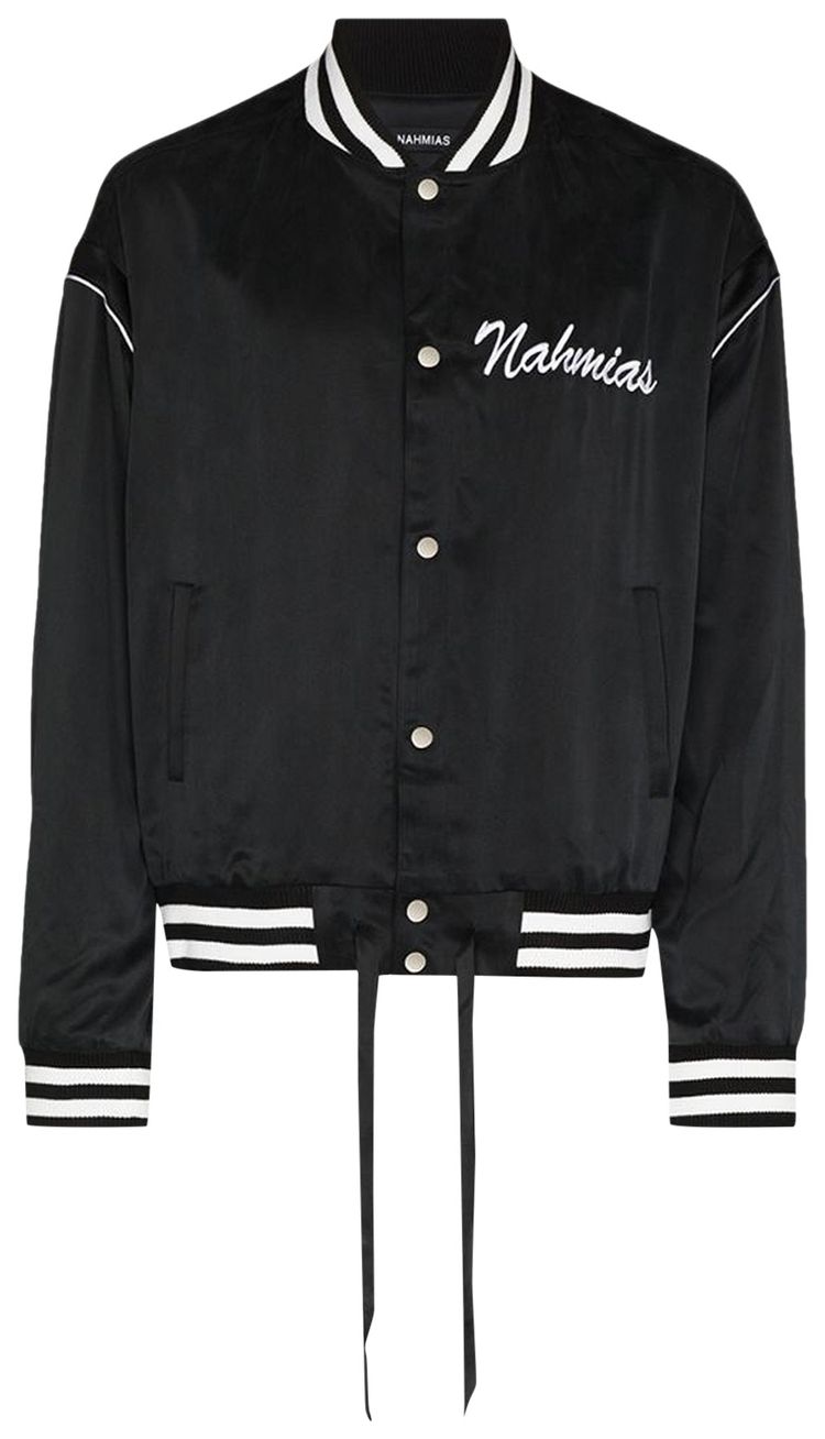 Nahmias Varsity Jacket Black