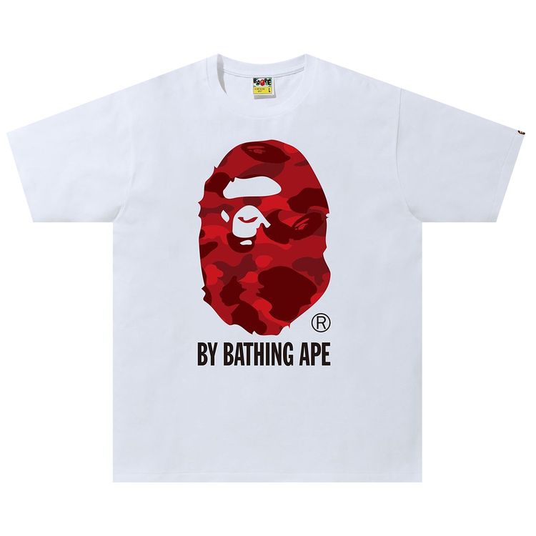 BAPE Color Camo Tee WhiteRed