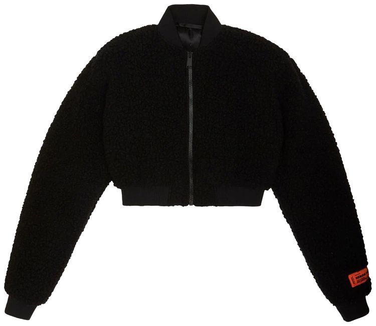 Heron Preston Polar Fleece Bomber Black