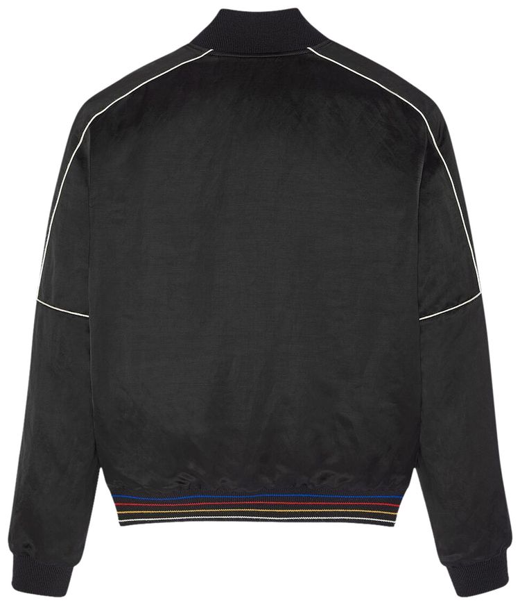 Saint Laurent Teddy Patch Jacket Black