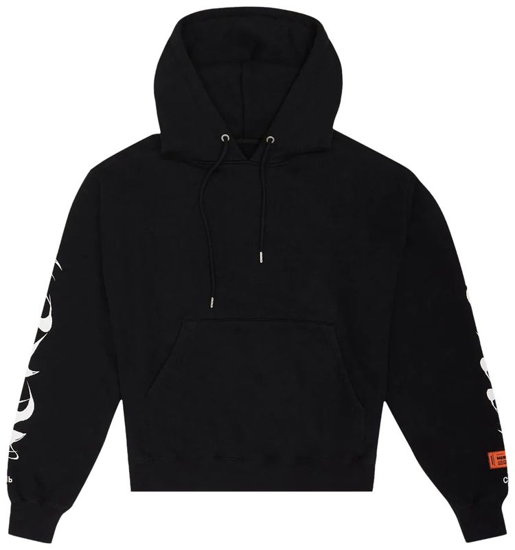 Heron Preston Brush Hoodie BlackWhite
