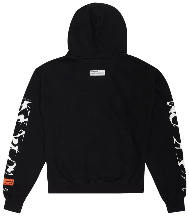 Heron Preston Brush Hoodie BlackWhite