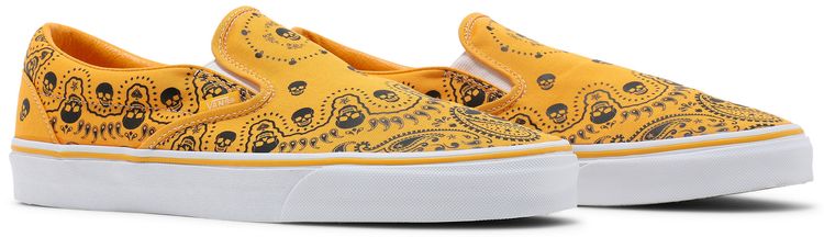 Vans Classic Slip On Bandana   Saffron