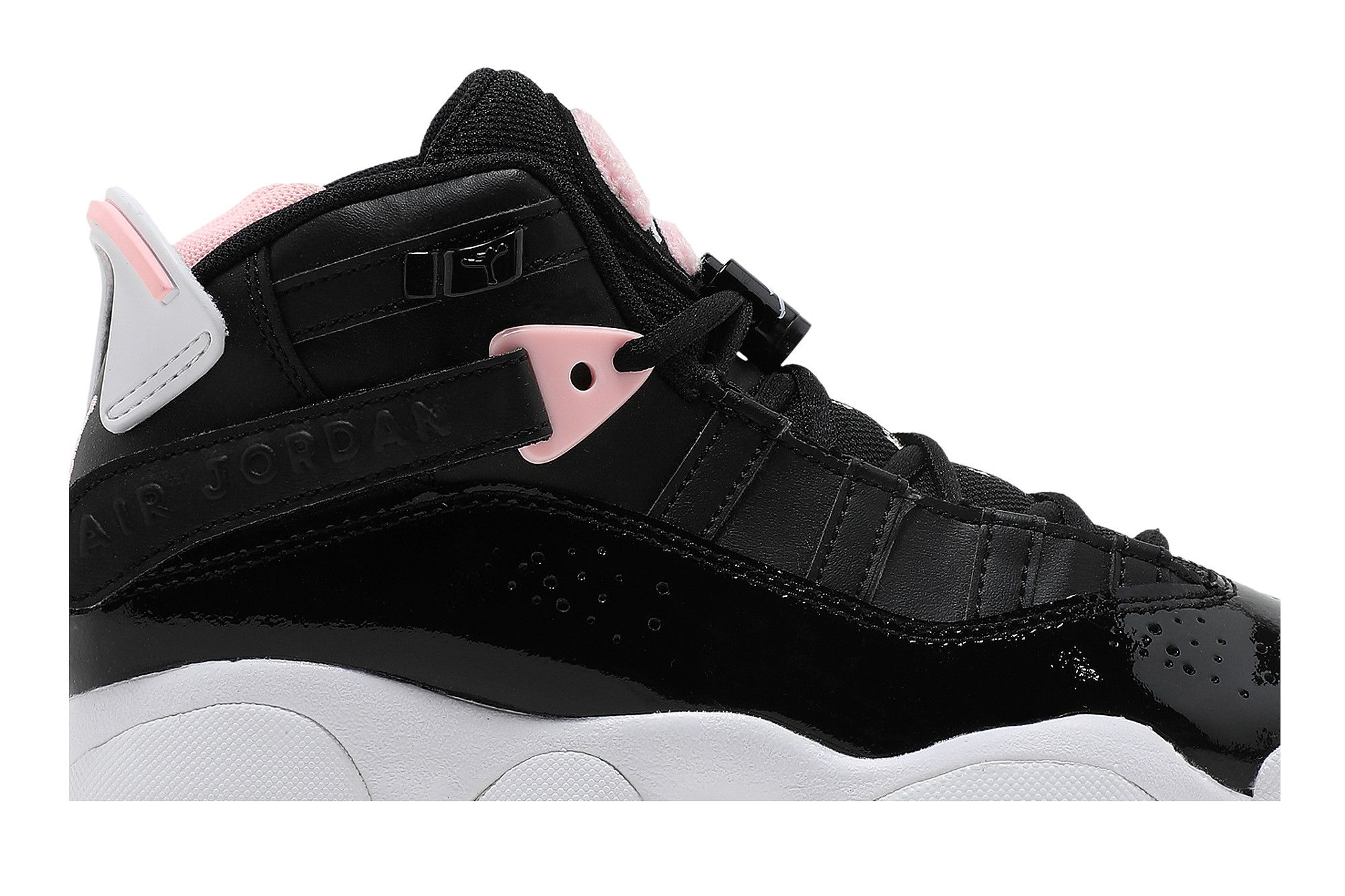 Black and pink 6 rings top
