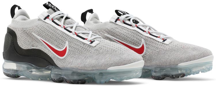 Nike Air Vapormax 2021 Flyknit Light Bone University Red