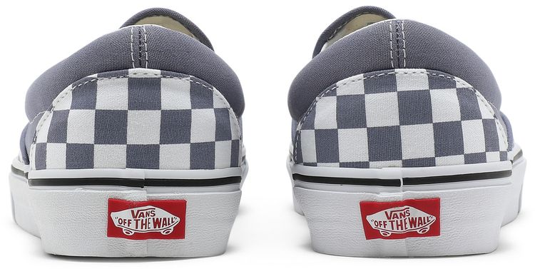 Vans Classic Slip On Checkerboard   Blue Granite