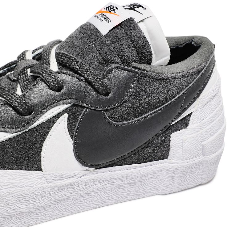 sacai x Nike Blazer Low Iron Grey
