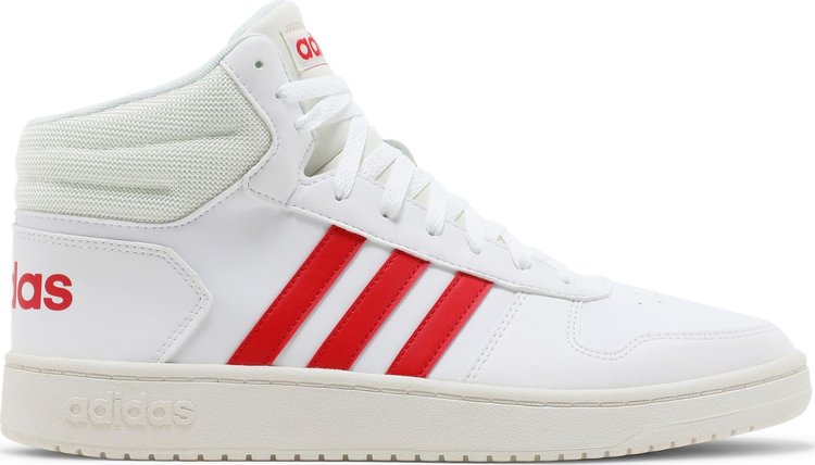Hoops 2.0 Mid 'White Vivid Red'