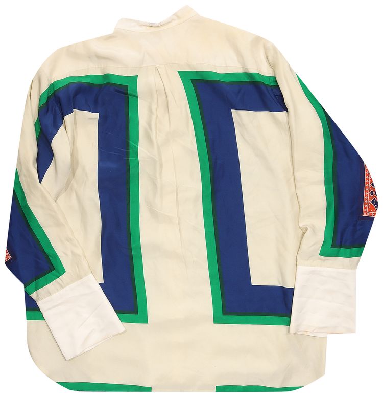 CELINE Silk Printed Blouse Multicolor