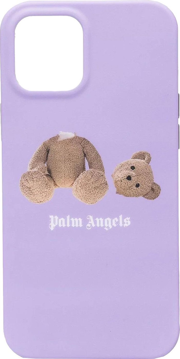 Palm Angels Bear iPhone Case 12 Pro Max Case 'Lilac/Brown'