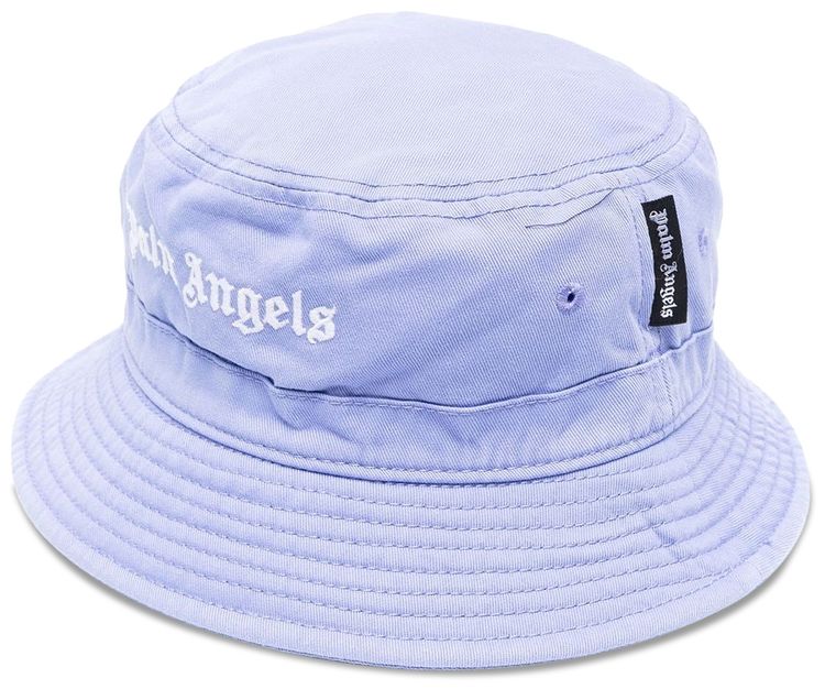 Palm Angels Classic Bucket Hat LilacWhite