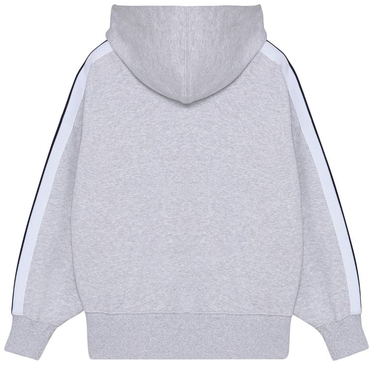 Palm Angels Track Hoodie Melange GreyWhite