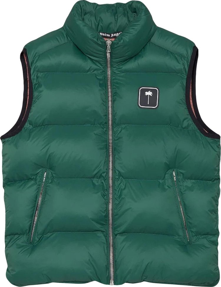 Palm Angels PxP Down Vest GreenWhite