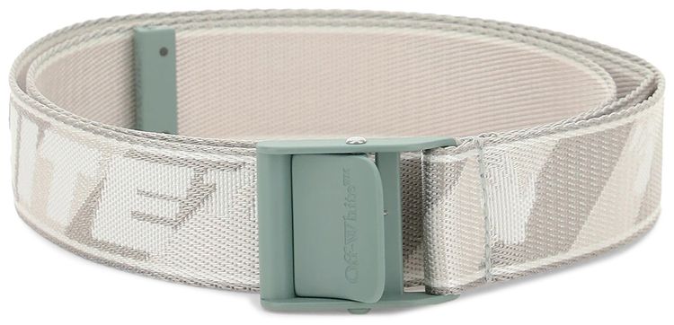 Off White New Industrial Belt Light GreyDark Grey