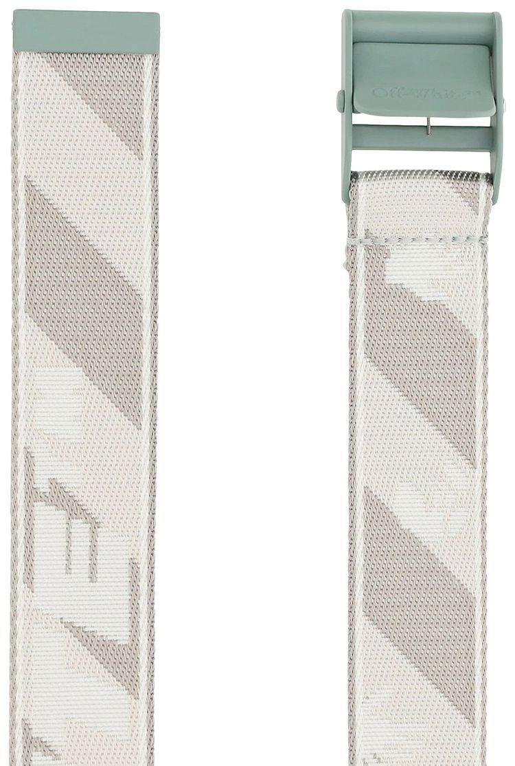Off White New Industrial Belt Light GreyDark Grey