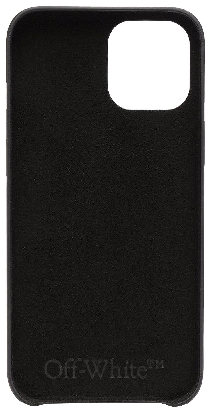 Off White Floral Arrow iPhone 12 Pro Max Case BlackBlue