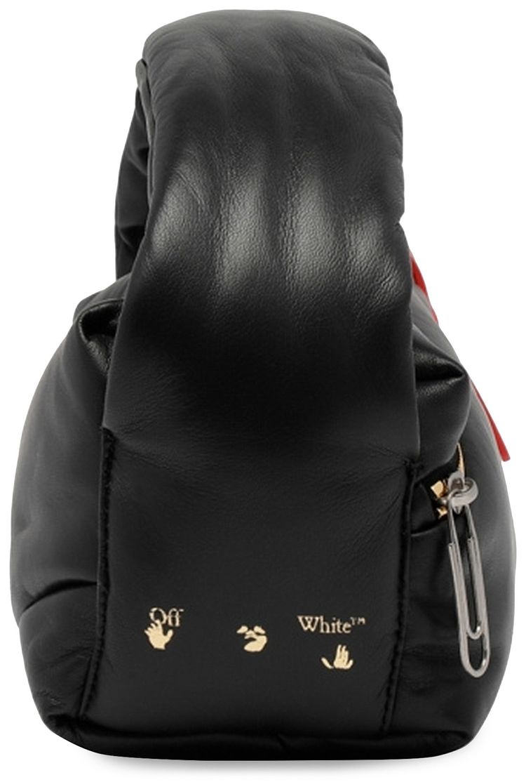 Off White Pump Pouch Black