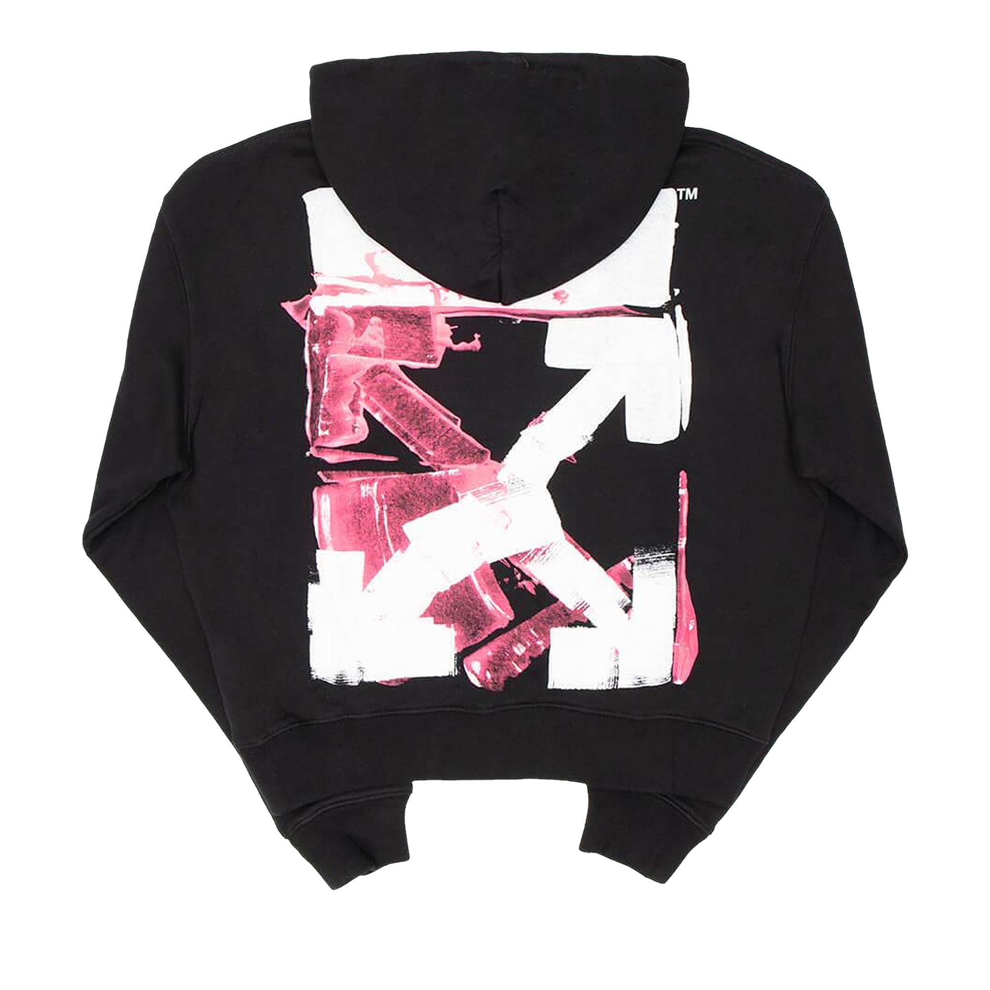 Buy Off White Acrylic Arrow Over Hoodie Black Fuchsia OMBB037F21FLE0151032 GOAT UK