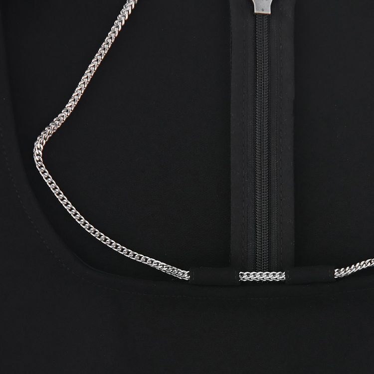 1017 ALYX 9SM Long Sleeve Chain Top Black