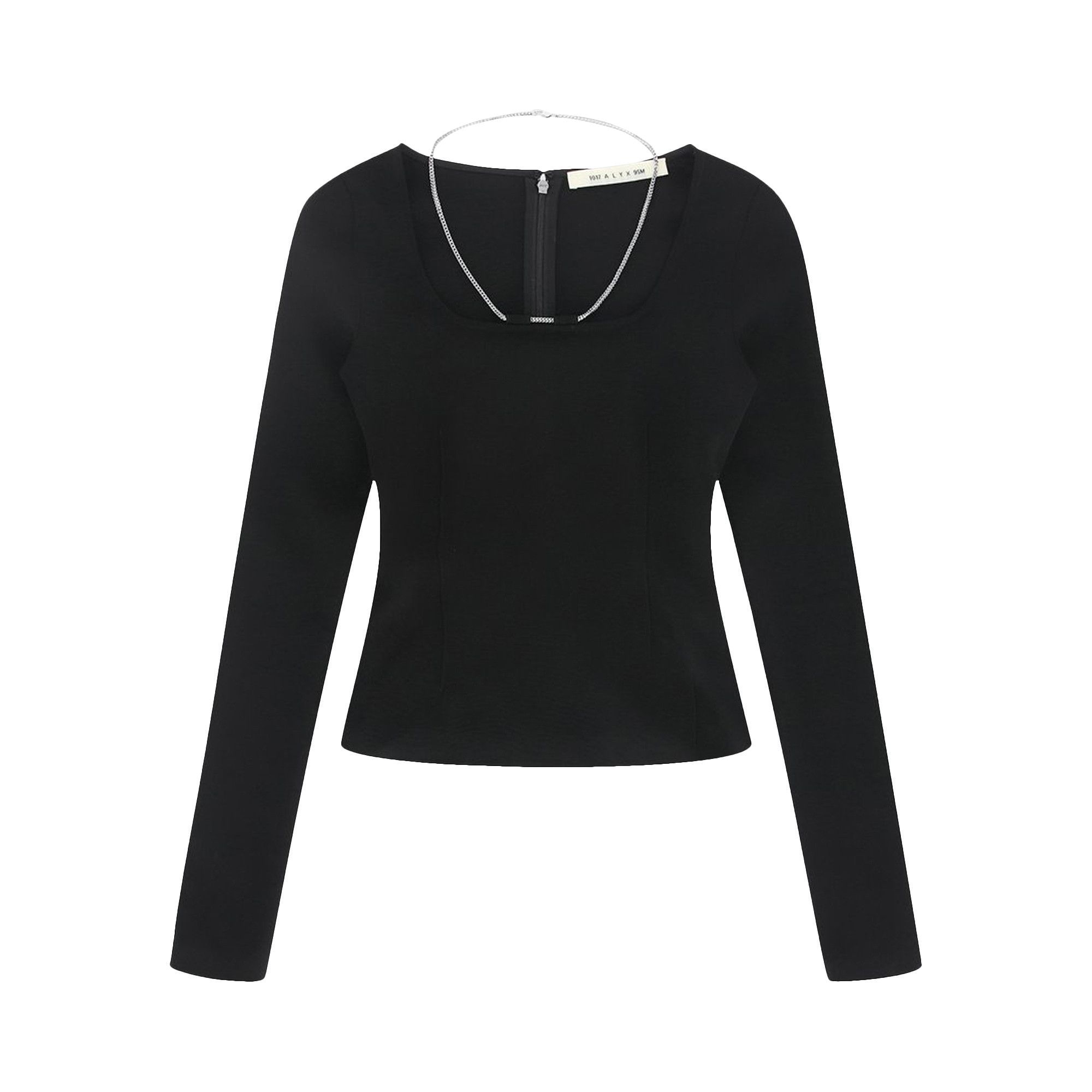 Buy 1017 ALYX 9SM Long-Sleeve Chain Top 'Black' - AAWSH0115FA01