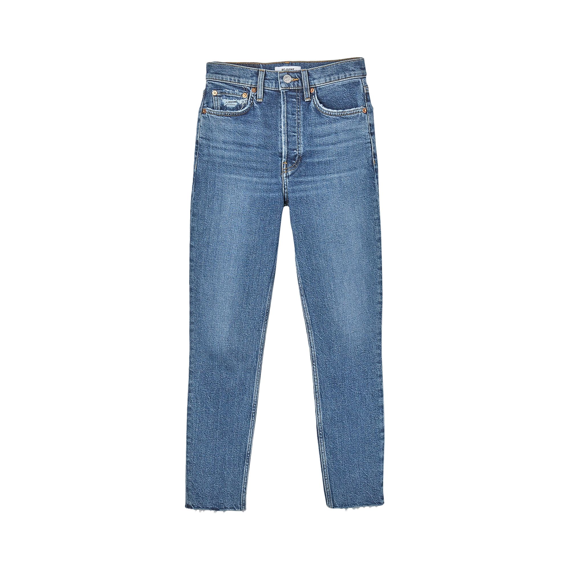 Redone high rise ankle shop crop black