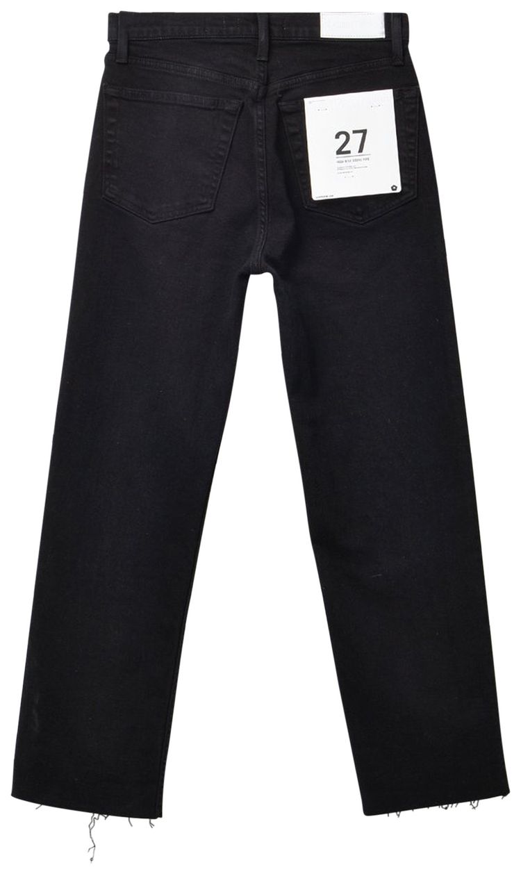 REDONE High Rise Stove Pipe Jet Black