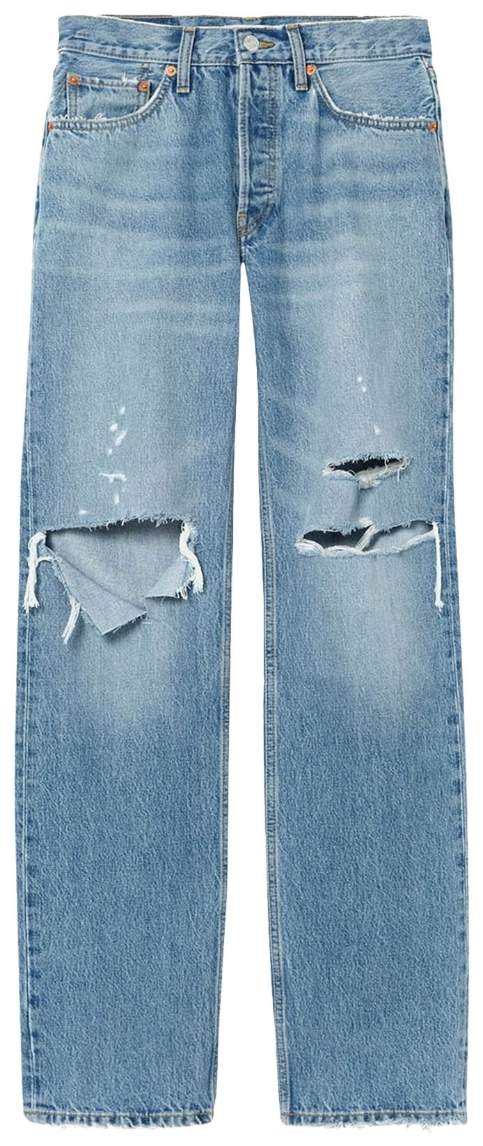 REDONE 90s Comfy Jean Sun Faded Destroy