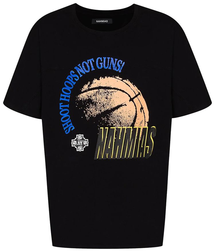 Nahmias Shoot Hoops Tee Black