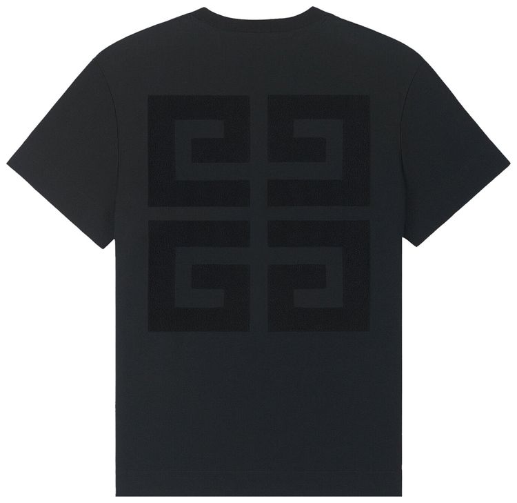 Givenchy Short Sleeve Classic Fit T Shirt Black